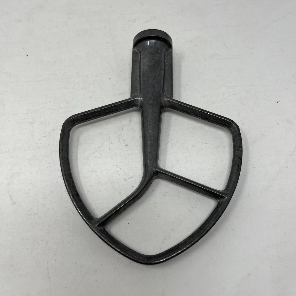 KitchenAid Burnished Flat Beater Attachment for Stand Mixer Metal Silver K5THCB